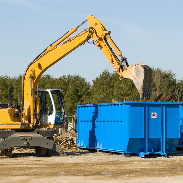 how does a residential dumpster rental service work in Woodhaven